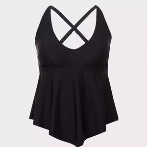 TORRID Wireless V-Neck Tankini, Size 2
